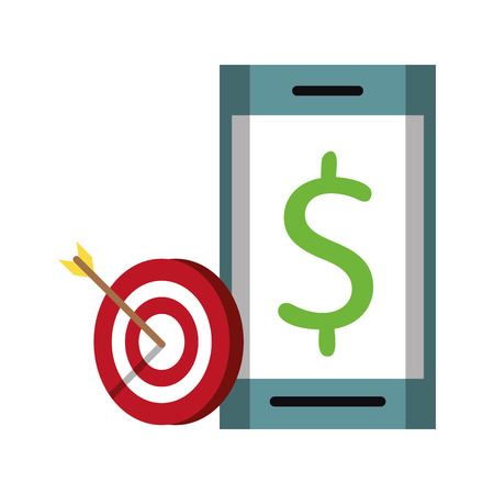 Business money and investment elements with symbols vector illustration graphic designのイラスト素材