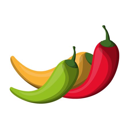 Chilli spicy food isolated vector illustration graphic designのイラスト素材