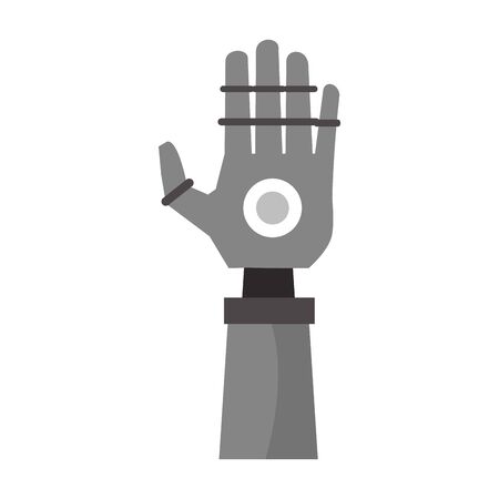 Bionic robot hand technology vector illustration graphic designのイラスト素材