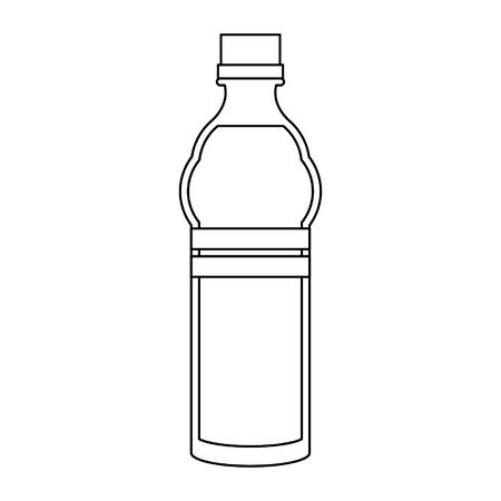 water bottle on white background and isolated symbols vector illustration graphic designのイラスト素材