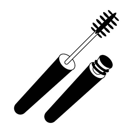 Make up mascara with brush product vector illustration graphic designのイラスト素材