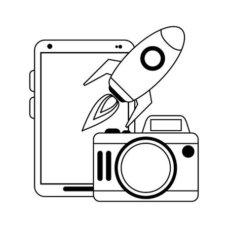 Business and office elements cartoons vector illustration graphic designのイラスト素材