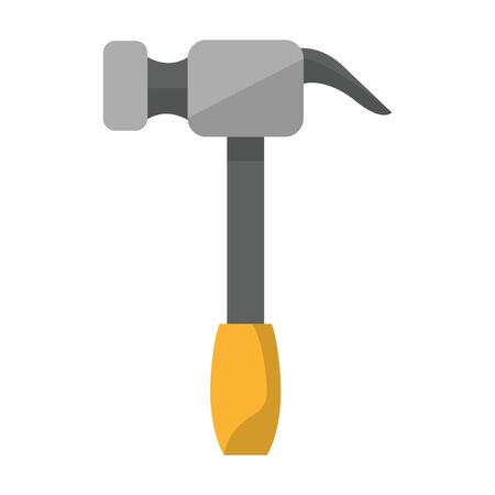 hammer tool icon cartoon isolated vector illustration graphic designのイラスト素材