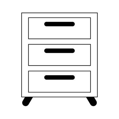 Office cabinet symbol isolated vector illustration graphic designのイラスト素材