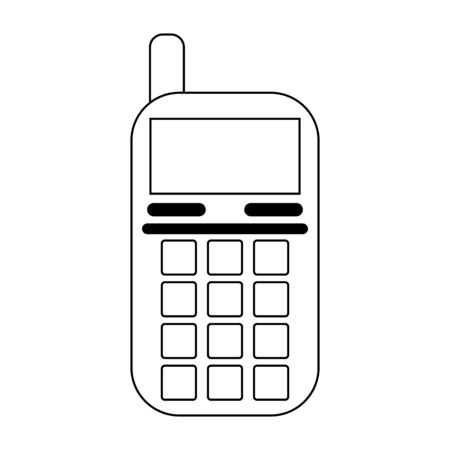 Cellphone communication device isolated Designのイラスト素材