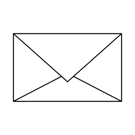 Email envelope symbol isolated cartoon vector illustration graphic designのイラスト素材