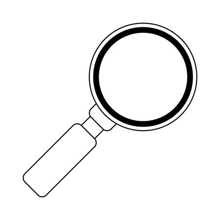 Magnifying glass symbol isolated vector illustration graphic designのイラスト素材