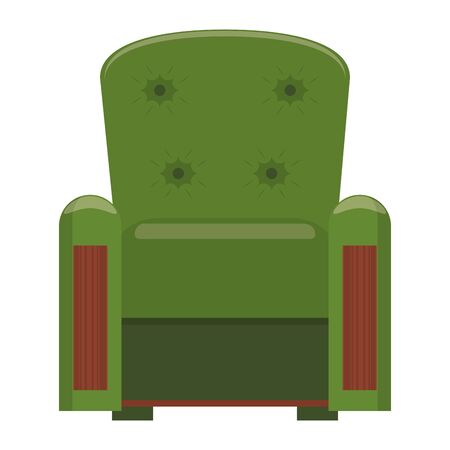 furniture concept couch scene cartoon vector illustration graphic designのイラスト素材