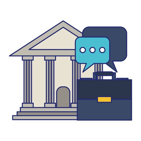 Business symbols and office elements vector illustration graphic designのイラスト素材