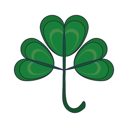 green clover icon cartoon isolated vector illustration graphic designのイラスト素材