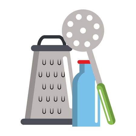 Kitchen utensils and supplies cartoons vector illustration graphic designのイラスト素材