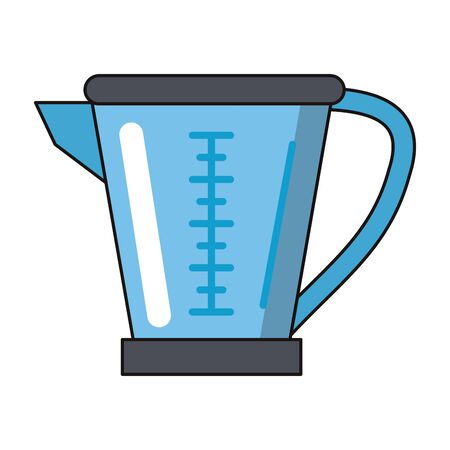 Blender glass jar cartoon vector illustration graphic designのイラスト素材