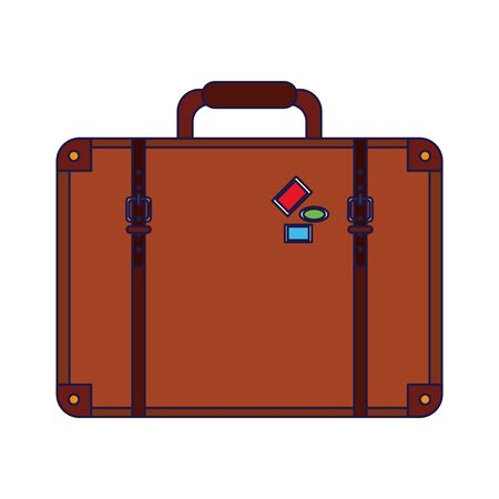 Travel suitcase symbol isolated vector illustration graphic design vector illustration graphic designのイラスト素材
