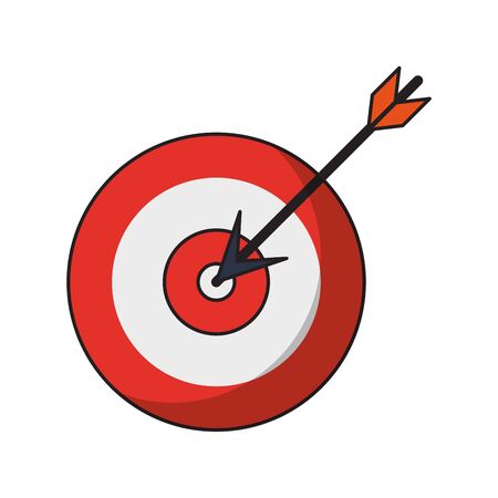 target shooting cartoon vector illustration graphic designのイラスト素材