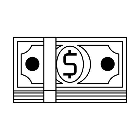 Money cash billets symbol isolated vector illustration graphic designのイラスト素材
