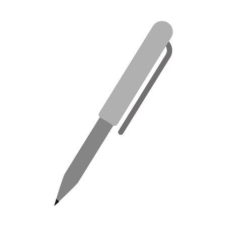 Pen office symbol isolated cartoon vector illustration graphic designのイラスト素材