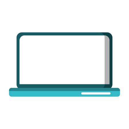 Laptop computer device technology symbol illustration editable imageのイラスト素材