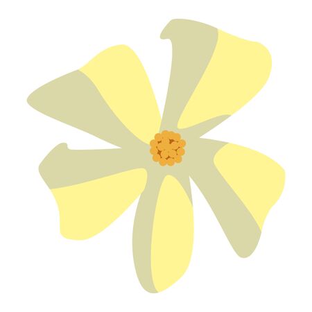 Beautiful flower nature cartoon vector illustration graphic designのイラスト素材