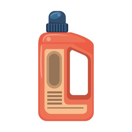 Disinfectant soap bottles with dispenser isoalted symbol vector illustration graphic design.のイラスト素材