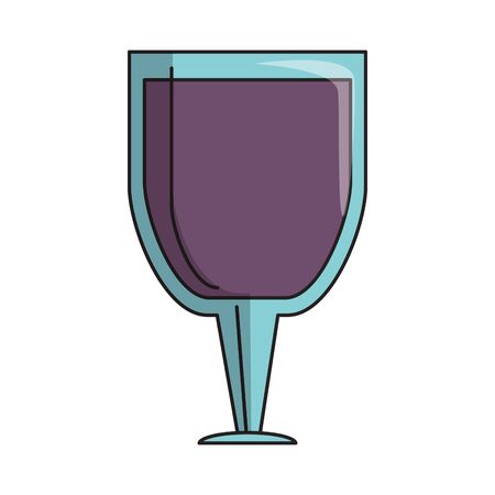 beverage liqueur and drink big cup of wine icon cartoons vector illustration graphic designのイラスト素材