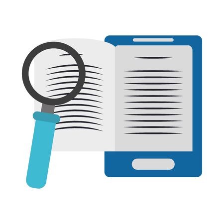science, academy, education and research and research book bibliography symbols vector illustration graphic designのイラスト素材