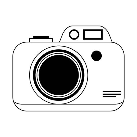 Vintage photographic camera symbol isolated vector illustration graphic designのイラスト素材