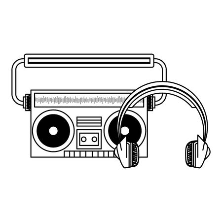 pop art retro vintage classic sexy cool trendy, soul disco music objects cartoon vector illustration graphic designのイラスト素材