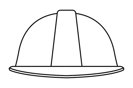 Construction security helmet tool symbol vector illustration graphic design.のイラスト素材