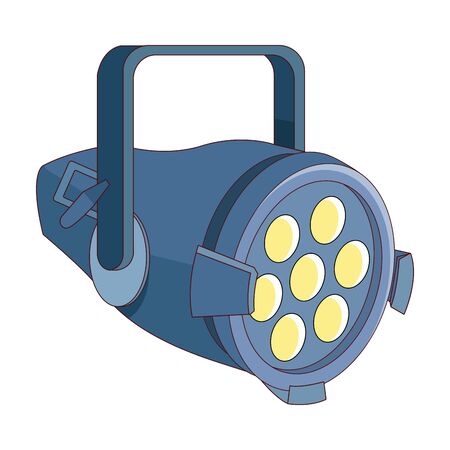 stage lighting icon cartoon vector illustration graphic designのイラスト素材