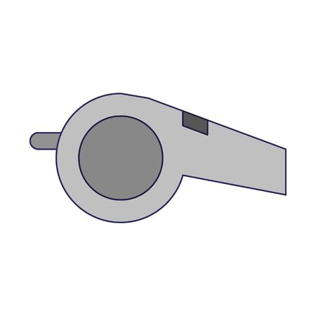 Sport referee whistle isolated cartoon vector illustration graphic designのイラスト素材