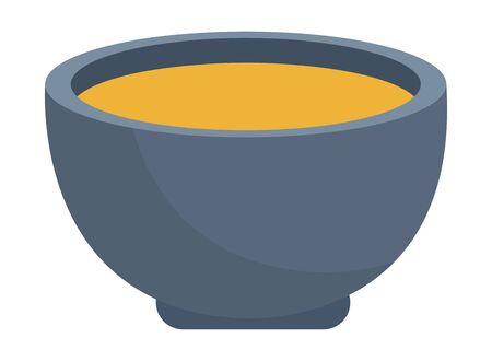 Soup in bowl asian food cartoon ,vector illustration graphic design.のイラスト素材