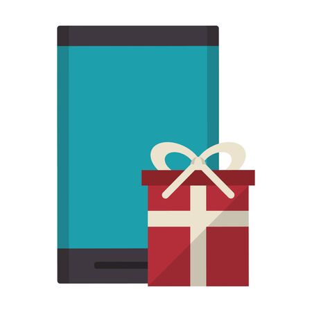 delivery commerce online smartphone sales cartoon vector illustration graphic designのイラスト素材