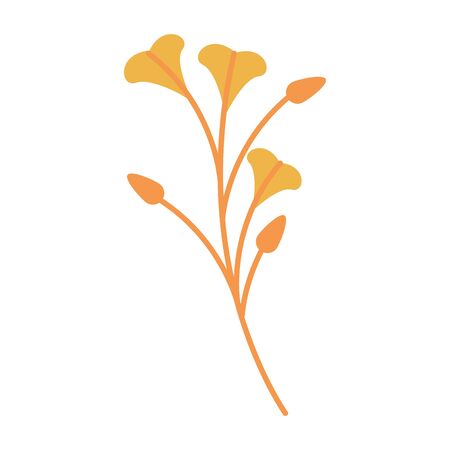 Autumn season leaves bouquet cartoon vector illustration graphic designのイラスト素材