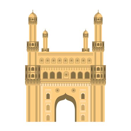 Gateway Indian national building isolated vector illustration graphic designの素材 [FY310129573429]