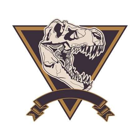 knife with roses drawn in black and white tattoo icon into a triangle and ribbon banner vector illustration graphic designのイラスト素材