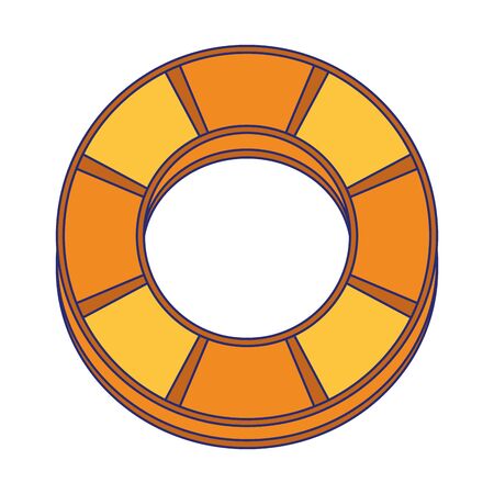 Ring lifesaver float summer isolated symbol vector illustration graphic designのイラスト素材