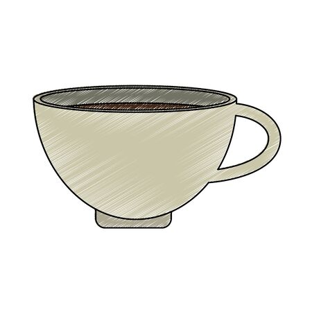 Hot coffee cup vector illustration graphic designのイラスト素材