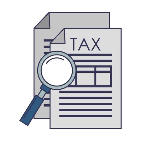 state government tax business balance calculation work personal finance elements cartoon vector illustration graphic designのイラスト素材