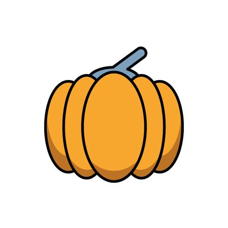 pumpkin vegetable season isolated icon vector illustration designのイラスト素材
