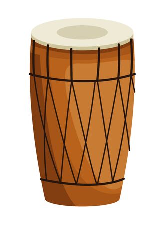 drum mridangam icon cartoon isolated vector illustration graphic designのイラスト素材