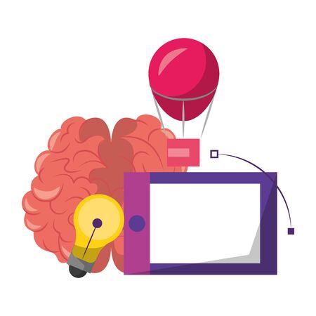 Graphic design digital software tools and symbols for creative process, art and ideas. illustration editable imageのイラスト素材