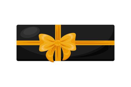 giftbox present with bow icon vector illustration designのイラスト素材