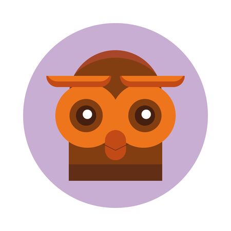 turkey bird animal head thanksgiving character vector illustration designのイラスト素材