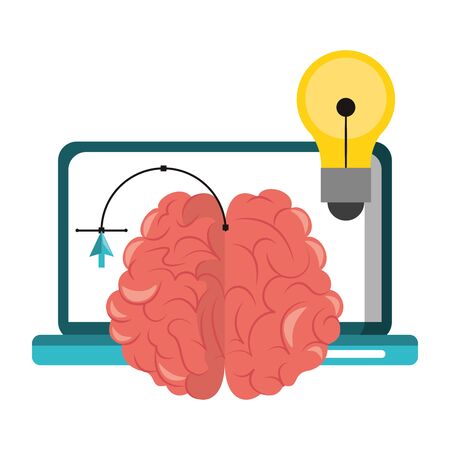 Graphic design digital software tools and symbols for creative process, art and ideas. illustration editable imageのイラスト素材