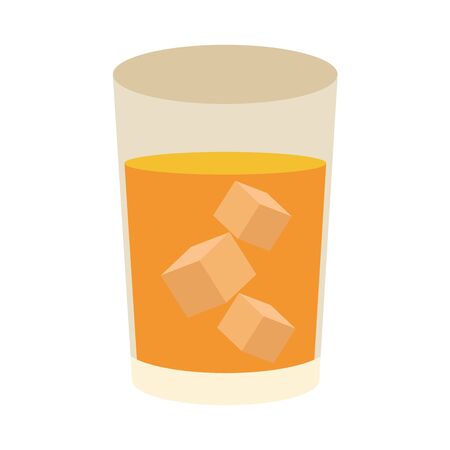 beer glass icon over white background, vector illustrationのイラスト素材