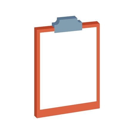 report table icon over white background, vector illustrationのイラスト素材