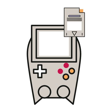 video game portable device icon vector illustration design