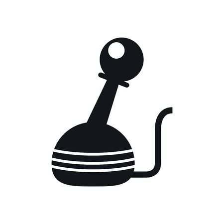 video game joystick control handle icon vector illustration designのイラスト素材