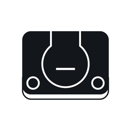 video game console device icon vector illustration designのイラスト素材