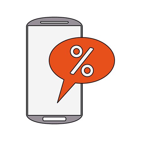 online shopping ecommerce sale, buying by smartphone cartoon vector illustration graphic designのイラスト素材